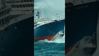 Ship Battles a Massive Wave – Can It Survive ship waves dangerouswaves [upl. by Clo]