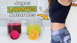 JUGOS LAXANTES NATURALES para Eliminar el Estreñimiento y Desinflamar el Vientre💩 [upl. by Tiraj328]