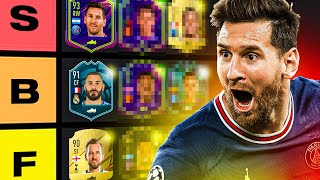 RANKING THE BEST ATTACKERS IN FIFA 22 🔥  FIFA 22 Ultimate Team Tier List October [upl. by Atal]