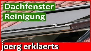 Dachfenster reinigen geht ganz einfach Velux Dachfenster Fensterreinigung Tutorial 261 [upl. by Assennev]