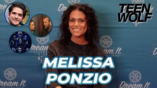 Melissa Ponzio talks about Tyler Posey Teen Wolf  the movie the cast of the show amp conventions [upl. by Annij]