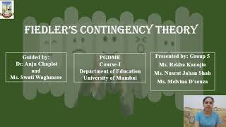 Fiedlers Contingency Model [upl. by Westbrook]