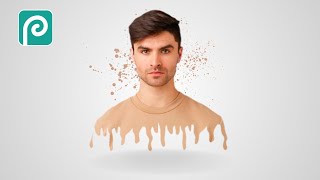 Make Dripping Effect in just 1min in Photopea  Photopea tutorial tutorial l Easy canva [upl. by Sturrock]