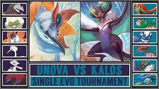 UNOVA vs KALOS  Single Evolution Pokémon Tournament PreQualifier [upl. by Nageek]