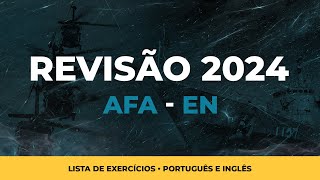 Revisão AFA e Escola Naval EN 2024  Português Inglês e Redação  ProMilitares [upl. by Obadiah]