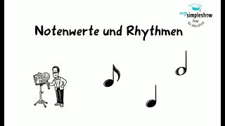 Musiktheorie Notenwerte  Einführung [upl. by Zigrang]