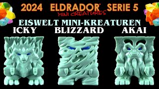 Schleich ® Eldrador ® Mini Creatures  Serie 5  2024  Eiswelt  Icky  Blizzard  Akai  Review [upl. by Lunette23]