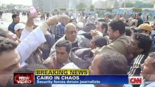 CNN Journalists citizens attacked in Egypt [upl. by Itnahs]