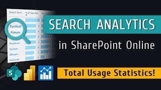 SharePoint Search Analytics detailed reports and insights [upl. by Nylireg]