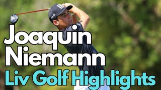 Joaquin Niemann  Liv Golf Highlights 2024 [upl. by Mayyahk]