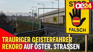 Trauriger Geisterfahrer Rekord auf Österreichs Straßen [upl. by Isador]