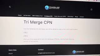 TRI MERGE your Cpn with no hard Inquiries fast 2024 [upl. by Rex]