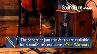 Schertler Jam 100 and Jam 150 Acoustic Amp Demo [upl. by Gaylord]