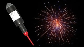 ★ Zink 910 Bombenrakete Brokat  Blau ★  Zink Feuerwerk HD [upl. by Ermengarde]