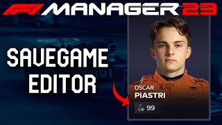 Edit Driver Lineups Driver Stats and the Calendar for F1 Manager 2023 [upl. by Fasta]