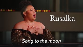 Nombulelo Yende sings Rusalkas ‘Song to the moon’ – OPERA STUDIO SOIRÉE – Oper Frankfurt [upl. by Ahsratal308]