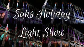 2017 Holiday Light Show  Saks Fifth Avenue  New York [upl. by Aisayn818]