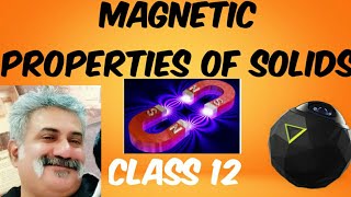 Magnetic properties of crystalline solids in detail class 12 chemistry [upl. by Adhamh9]