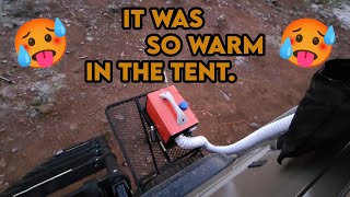 Chinese Diesel Heater For Rooftop Tent  Vevor Diesel Heater  Cold Weather Camping [upl. by Signe]