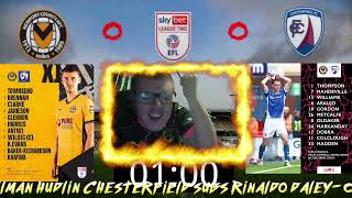 this is my reaction to markanday goal for chesterfield vs newport county in efl league two [upl. by Nottnerb]