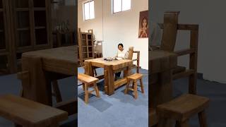 Heavy But Install Easy Wooden Furniture ytshorts satisfying [upl. by Gardal]