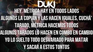 LIT KILLAH vs DUKI  El Campito Free Vİ 148  Semifinal  Letra [upl. by Acinorahs]