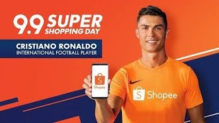 iklan goyang Shopee Cristiano ronaldo Versi Full HD Durasi panjang  ronaldo dancing shopee 1212 [upl. by Darci336]