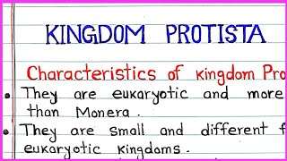 Kingdom Protista \ Characteristics of Kingdom Protista \ Biology class 9 [upl. by Dviad]