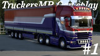 TruckersMP Gameplay  Euro Truck Simulator 2  1 [upl. by Aihsoem253]