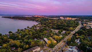 Whispering Hills Townhomes Madison WI  Drone Video [upl. by Eberle]