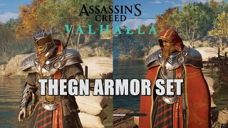 AC VALHALLA THEGN ARMOR SET LOCATIONS GUIDE  Assassins Creed Valhalla Bear Gear [upl. by Livingstone]