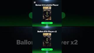 2xBonus untradableBalon dor player x3Packs To Say Welcome to Balon dor Events fcmobile [upl. by Lezlie78]