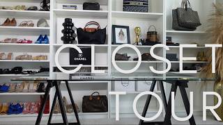 CLOSET TOUR  LOUIS VUITTON COLLECTION  IKEA PAX [upl. by Alinna]