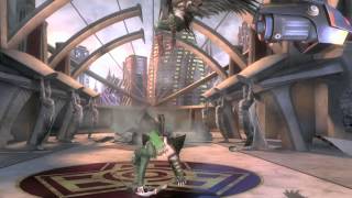 Injustice Battle Arena Fight Video Green Arrow vs Hawkgirl [upl. by Hodge]