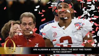 Are Alabama and Georgia the best two teams in the country [upl. by Aninay749]