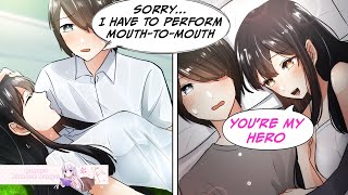 Manga Dub I saved the cutest girl in my school Now she wants to marry me RomCom [upl. by Shreeves]