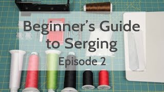 Beginners Guide to Serging Ep 2 Tools amp Changing The Needles [upl. by Suiramed]