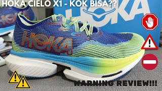 Hoka Cielo X1 WK Premium 🫢 Lho kok bisa Review Sepatu Lari Bahasa Indonesia [upl. by Arola]