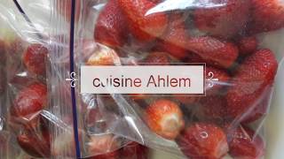 la meilleure façon de conserver les fraises longtemps اسهل طريقة للاحتفاظ بالفراولة مدة طويلة [upl. by Anairam]