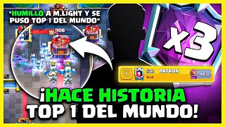 ESTE JUGADOR HACE HISTORIA TOP 1 del MUNDO x3 y RECORD HISTÓRICO 4031🏅en Clash Royale [upl. by Josi]