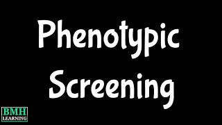 Phenotypic Screening  Phenotypic Drug Discovery [upl. by Luht]