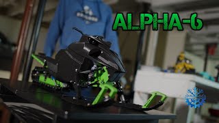 Official Alpha6 Reveal  16 Scale Rc Snowmobile [upl. by Aitercul349]