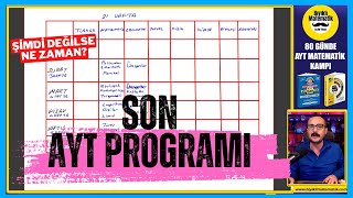 SON AYT MATEMATİK PROGRAMI ARTIK KAÇIŞ YOK [upl. by Murtha932]