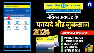 Uco Bank Savings Account Charges amp features 2024  Uco bank kaisa bank hai [upl. by Jolyn310]