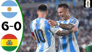 ARGENTINA vs BOLIVIA 60  RESUMEN  ELIMINATORIAS SUDAMERICANAS [upl. by Lorianna]