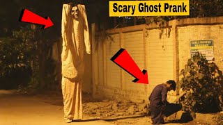 Tallest Scary Ghost Prank On Strangers  Prank Gone Wrong [upl. by Glaudia]