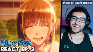 QUE ANIME LINDO React Blue Box EP 3 [upl. by Ttocserp950]