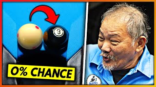 1 IN A MILLION MOMENTS In Pool Billiard HISTORY [upl. by Anneliese490]