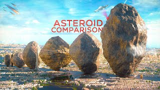 ASTEROIDS Size Comparison 3D [upl. by Anaitat]