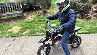 Razor MX350 Electric Dirtbike Review [upl. by Guinevere]